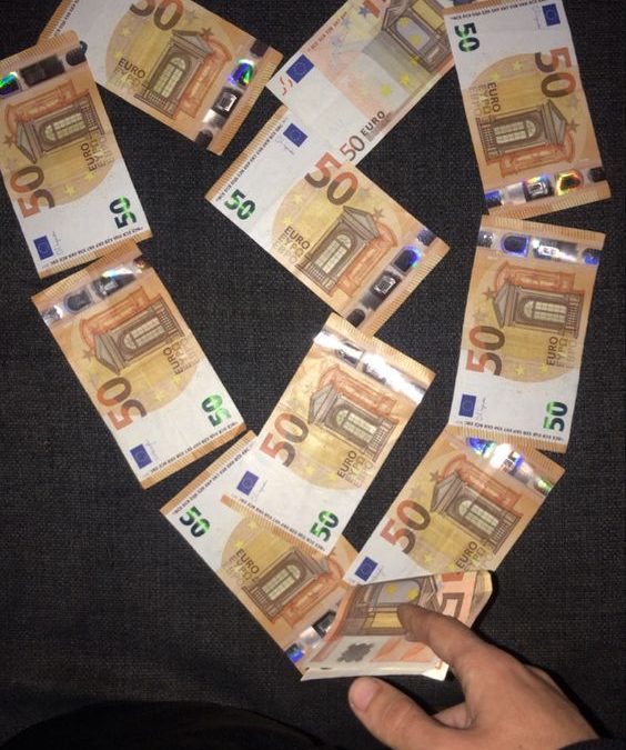 Counterfeit 20 euro bills in Berlin